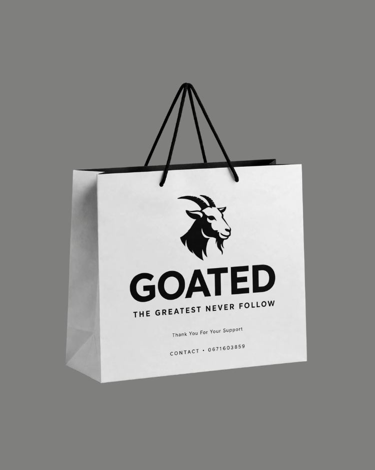 GOATED Tote Bag Black