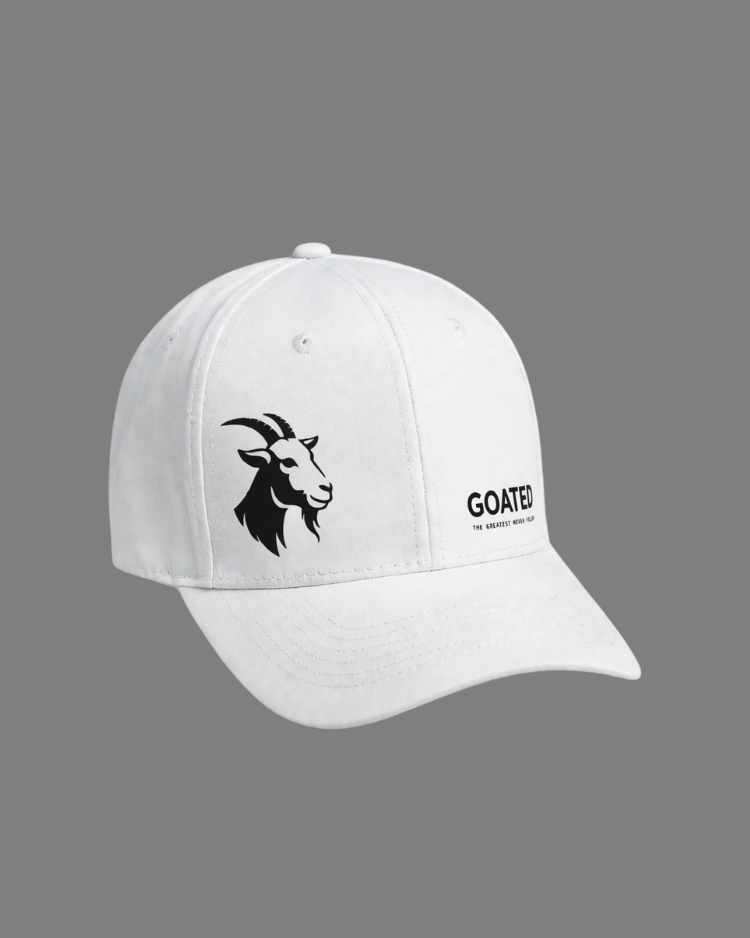 GOATED Cap White