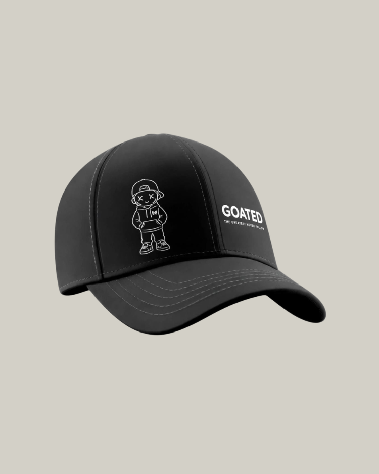 GOATED Cap Black Logo