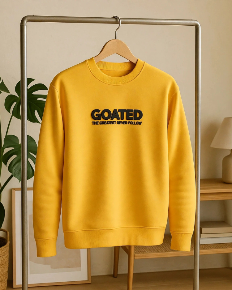 GOATED Sweater Mustard
